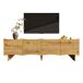 Mueble TV con 4 puertas Mueble TV con 4 puertas Natural