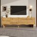 Mueble TV con 4 puertas Mueble TV con 4 puertas Natural