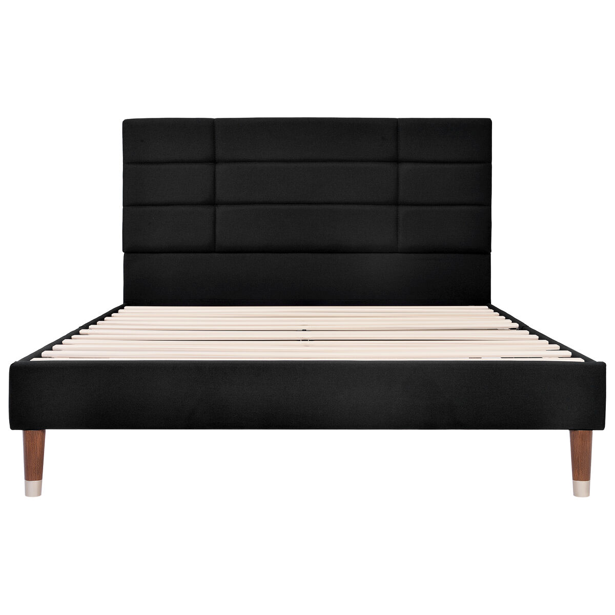 Camas de matrimonio 141x209 Negro