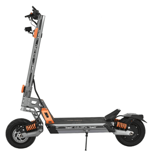 GELEIPU GT EVO Trotinete Eléctrica - Motor 1600W*2 Bateria 60V36AH Pneus 11 Polegadas - Cinza
