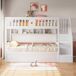 Cama litera 95x253 Cama litera 95x253 Blanco
