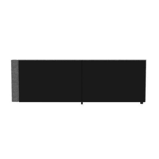 Cama de dia 90x200 cm - Sofá-cama, com arrumação, USB+Tipo C, luz LED com comando, 2 gavetas, com estrado - Cinza