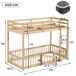 Cama litera 100x204 Cama litera 100x204 Blanco