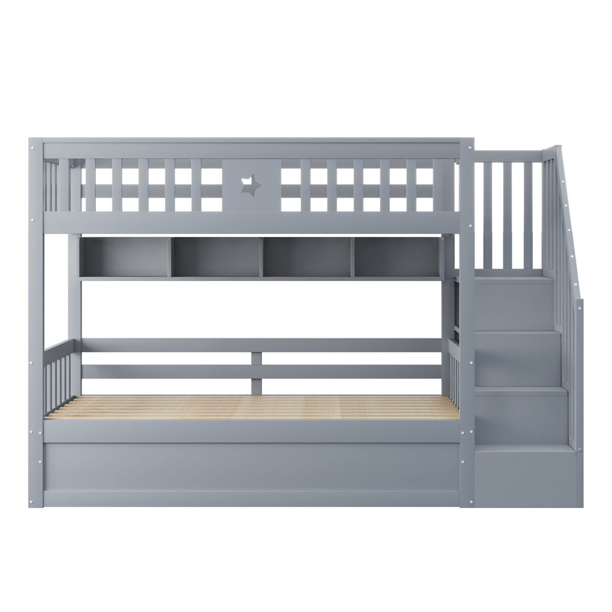 Cama litera 95x253 Gris