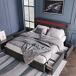 Cama de matrimonio 150x208 Cama de matrimonio 150x208 Gris