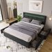 Cama de matrimonio 150x208 Cama de matrimonio 150x208 Gris