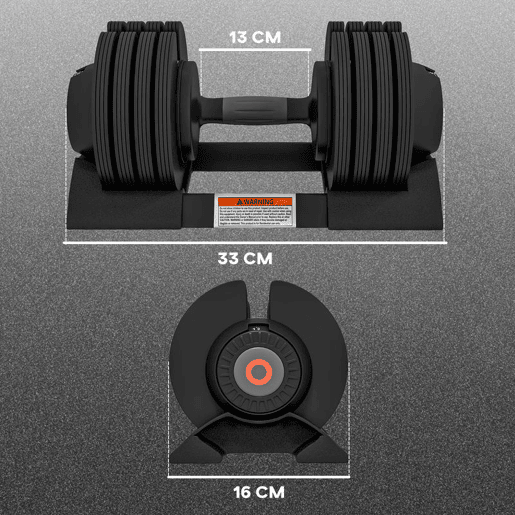 SPORTNOW Conjunto de Pesos Ajustável de 10 kg Haltere para Exercício com Ajuste Rápido de Peso com Base de Armazenamento e Pega Antiderrapante para Treino em Casa e Ginásio 33xØ16 cm Preto SPORTNOW Conjunto de Pesos Ajustável de 10 kg Haltere para Exercício com Ajuste Rápido de Peso com Base de Armazenamento e Pega Antiderrapante para Treino em Casa e Ginásio 33xØ16 cm Preto
