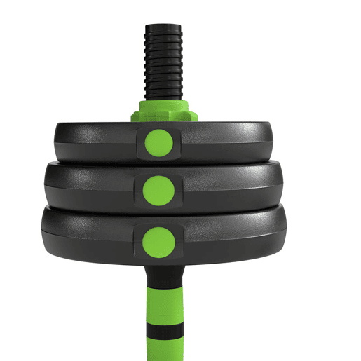 SPORTNOW Conjunto de Halteres Ajustáveis 3 em 1 20 kg Conjunto de Pesos com Barras de Conexão e Pegas Antiderrapantes Pesos e Halteres para Exercício de Fitness Ginásio em Casa