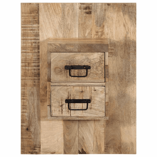 Mesa De Cabeceira - Mesinha De Cabeceira 60x32x80 cm madeira maciça manga áspera Mesa De Cabeceira - Mesinha De Cabeceira 60x32x80 cm madeira maciça manga áspera