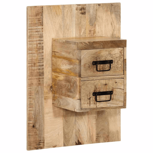 Mesa De Cabeceira - Mesinha De Cabeceira 60x32x80 cm madeira maciça manga áspera Mesa De Cabeceira - Mesinha De Cabeceira 60x32x80 cm madeira maciça manga áspera