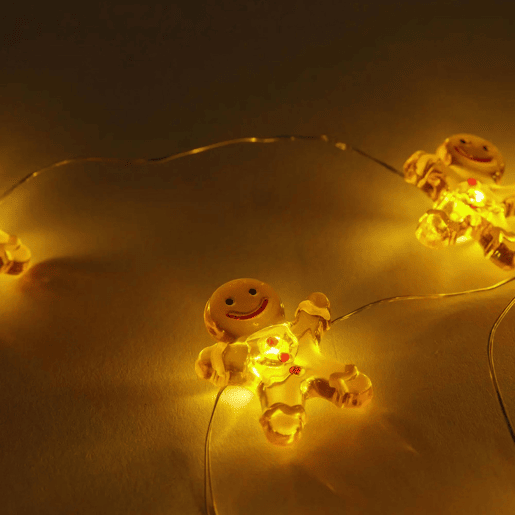 Luzes LED Silverwire com decorações 3D com 20 LEDs brancos quentes - 4 designs (sortidos)