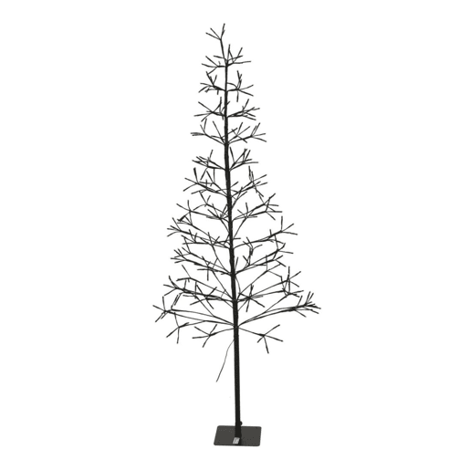 Árvore de Natal em formato de A da Well Home com 12 galhos e 280 luzes LED - 150 cm de altura
