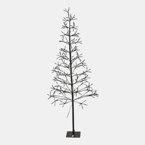 Árvore de Natal em formato de A da Well Home com 12 galhos e 280 luzes LED - 150 cm de altura