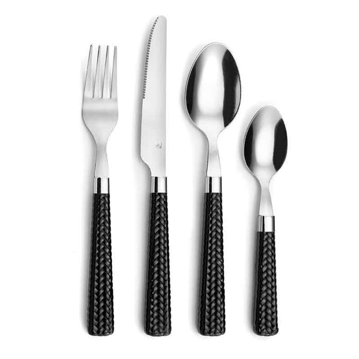 Set de  cubiertos Paille Amefa mango trenzado