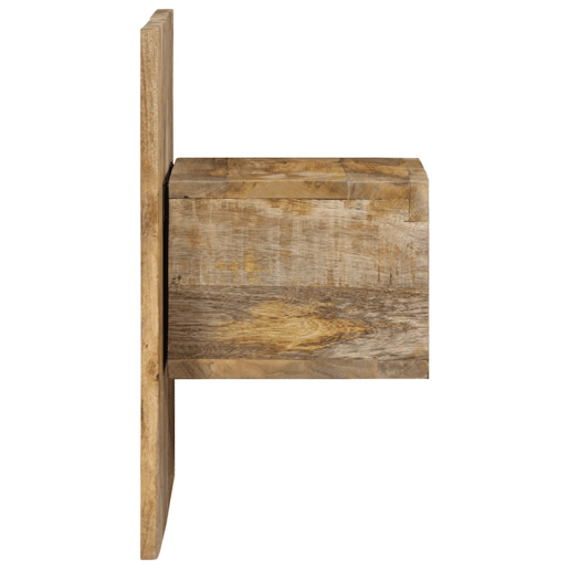 Mesa De Cabeceira - Mesinha De Cabeceira 50x27x50 cm madeira maciça manga áspera