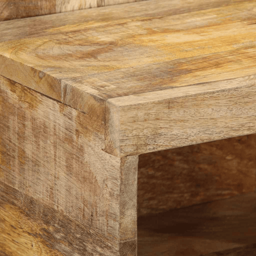 Mesa De Cabeceira - Mesinha De Cabeceira 50x27x50 cm madeira maciça manga áspera