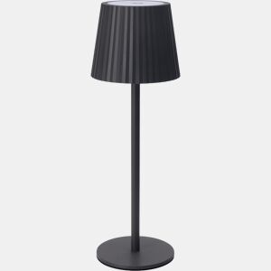 Candeeiro de mesa LED recarregável Well Home cinza com 24 luzes brancas quentes e 3 níveis de brilho Ø27,5x9cm