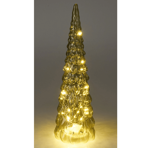 Árvore de Natal Well Home com decorações de LED e cabo de metal
