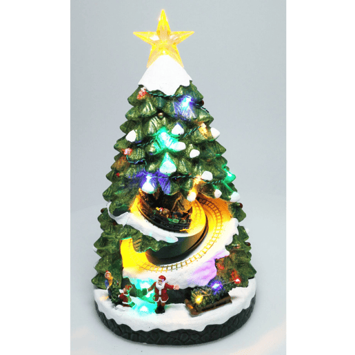 Árvore de Natal Well Home Decor com luzes LED e movimento Árvore de Natal Well Home Decor com luzes LED e movimento