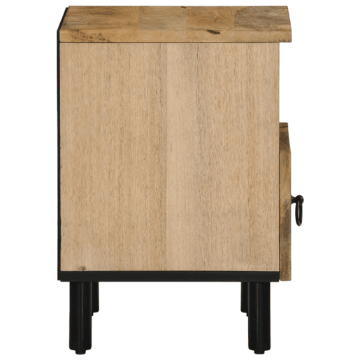 Mesa De Cabeceira - Mesinha De Cabeceira 40x33x46 cm madeira de mangueira maciça Mesa De Cabeceira - Mesinha De Cabeceira 40x33x46 cm madeira de mangueira maciça