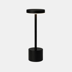 Candeeiro de mesa Well Home preto com 24 luzes LED branco quente com 3 modos de iluminação Ø34,2x8cm