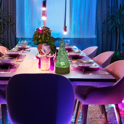 Árvore de Natal LED com mudança de cor de 9,3 cm Well Home