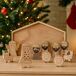 Belén infantil de madera con 11 Piezas Belén infantil de madera con 11 Piezas Marrón