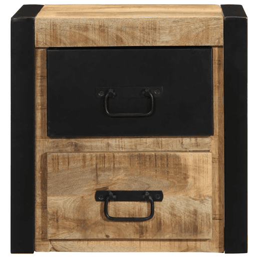 Mesa De Cabeceira - Mesinha De Cabeceira 40x35x40 cm madeira maciça manga áspera