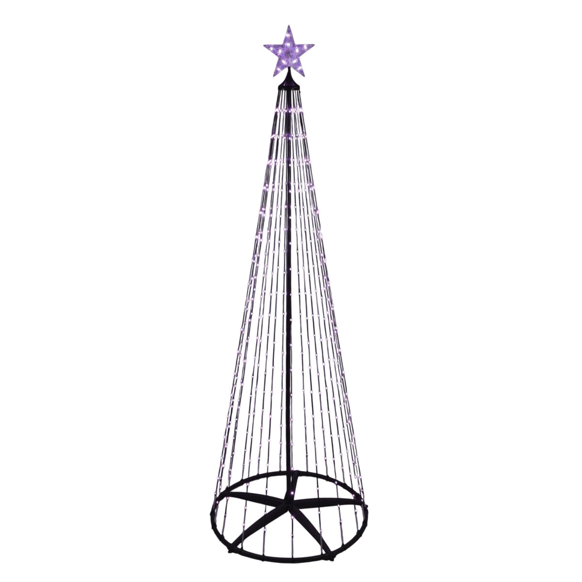 Well Home Árbol de Navidad con 550 Luces LED RGB y control remoto