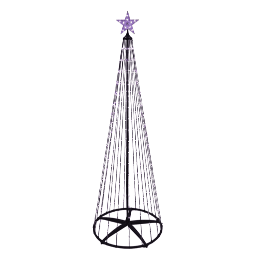 Árvore de Natal Well Home de 300 cm com 550 luzes LED RGB digitais e controle remoto