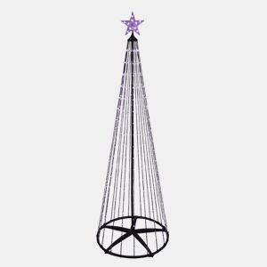 Árvore de Natal Well Home de 300 cm com 550 luzes LED RGB digitais e controle remoto