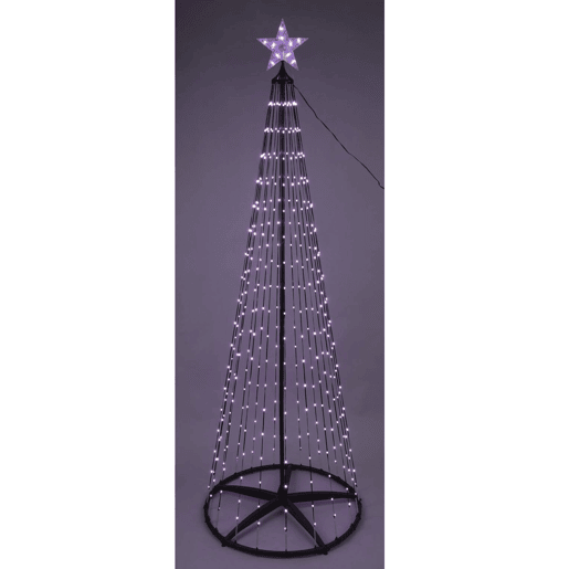 Árvore de Natal Well Home de 300 cm com 550 luzes LED RGB digitais e controle remoto