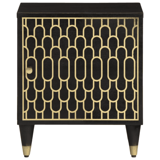 Mesa De Cabeceira - Mesinha De Cabeceira 40x33x46 cm madeira de mangueira maciça Mesa De Cabeceira - Mesinha De Cabeceira 40x33x46 cm madeira de mangueira maciça