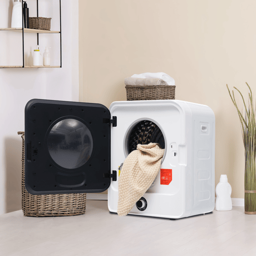 Máquinas de secar roupa mini 4,5 kg evacuação,montagem em parede,energética G,branco