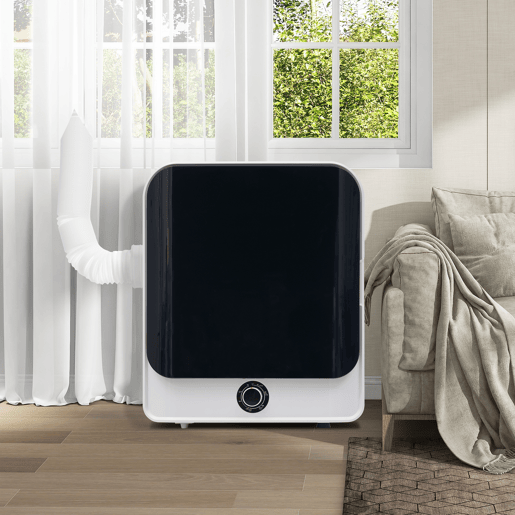 Máquinas de secar roupa mini 4,5 kg evacuação,montagem em parede,energética G,branco