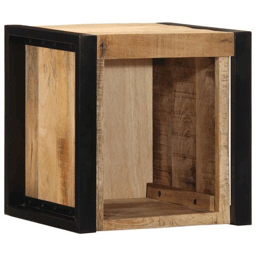 Mesa De Cabeceira - Mesinha De Cabeceira 40x35x40 cm madeira maciça manga áspera Mesa De Cabeceira - Mesinha De Cabeceira 40x35x40 cm madeira maciça manga áspera