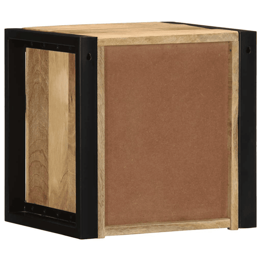 Mesa De Cabeceira - Mesinha De Cabeceira 40x35x40 cm madeira maciça manga áspera Mesa De Cabeceira - Mesinha De Cabeceira 40x35x40 cm madeira maciça manga áspera