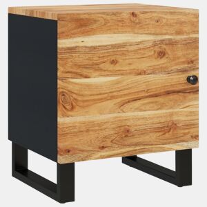 Mesa De Cabeceira - Mesinha De Cabeceira 40x33x46 cm madeira de acácia maciça