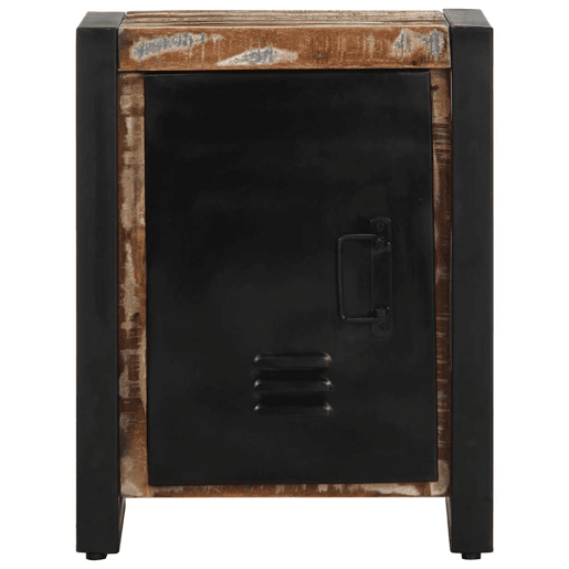 Mesa De Cabeceira - Mesinha De Cabeceira multicor 40x30x51cm madeira maciça recuperada Mesa De Cabeceira - Mesinha De Cabeceira multicor 40x30x51cm madeira maciça recuperada