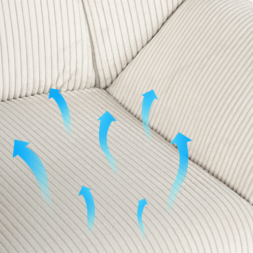 Conjunto De 2 Poltronas Giratórias Estofadas Em Veludo Canelado Bege Com Altura Ajustável E Base Metálica Preta Estilo Escandinavo Ideal Para Escritório Ou Sala Moderna