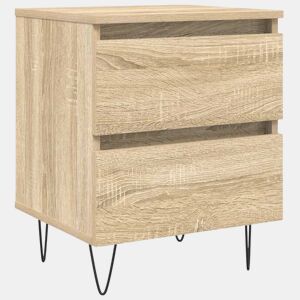 Mesa De Cabeceira - Mesinha De Cabeceira 40x35x50 cm derivados madeira carvalho sonoma