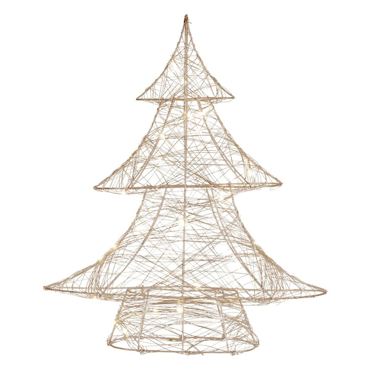 Well Home Árbol decorativo Luminoso con 60 micro LED cálidos