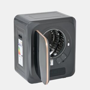 Máquinas de secar roupa mini 4 kg evacuação,montagem em parede,energética G,cinza
