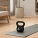 Kettlebell Plástico, Arena HOMCOM, deportes y ocio - pesas Kettlebell Plástico, Arena HOMCOM, deportes y ocio - pesas Negro
