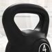 Kettlebell Plástico, Arena HOMCOM, deportes y ocio - pesas Kettlebell Plástico, Arena HOMCOM, deportes y ocio - pesas Negro