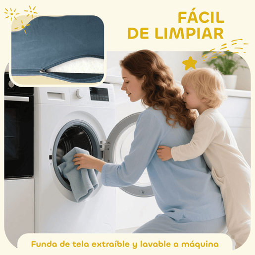AIYAPLAY Conjunto de 9 Blocos de Espuma para Crianças Blocos de Psicomotricidade com Capas de Veludo Laváveis Conjunto de Escalada para Interior para Escalar e Rastejar Multicor