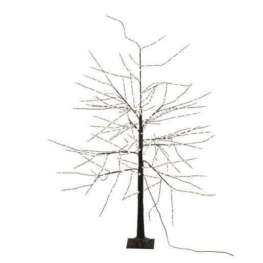 Árvore decorativa Well Home com 600 LEDs brancos quentes - 150 cm de altura