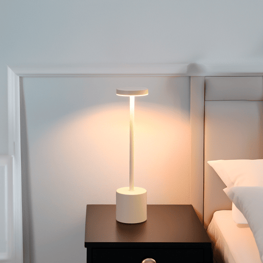 Candeeiro de mesa Well Home White com 24 luzes LED brancas quentes com 3 modos de iluminação Ø34,2x8cm