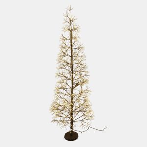 Árvore de Natal Well Home com 1600 LEDs Branco Quente 150cm