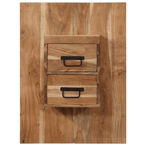 Mesa De Cabeceira - Mesinha De Cabeceira 60x32x80 cm madeira de acácia maciça